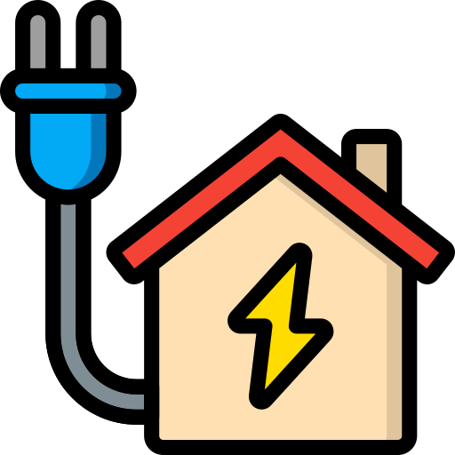 Stylized Industrial Power Grid visualization